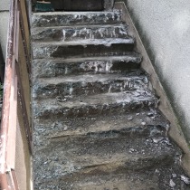 schody lastryko przed renowacją